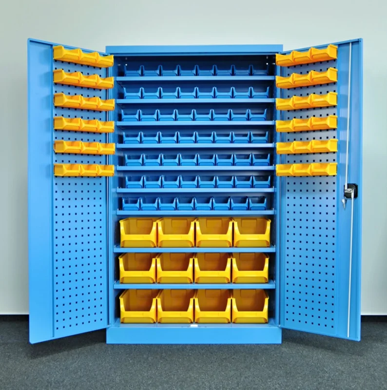 Dílenské skříně Kovos s plastovými boxy SPZ_11_0003 (9 modelů) Rychlé Dodání