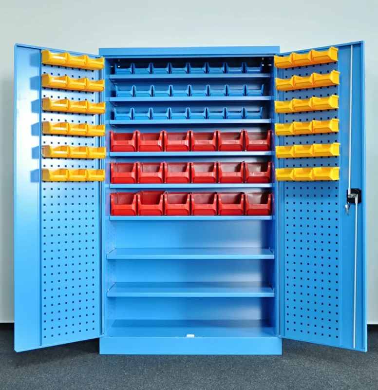 Dílenská skříň Kovos s plastovými boxy SPZ_11_0003_C_VAR_6 Sezónní Sleva