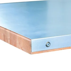 Akce Oplechovaná pracovní deska, rozměry 1500 x 750 mm