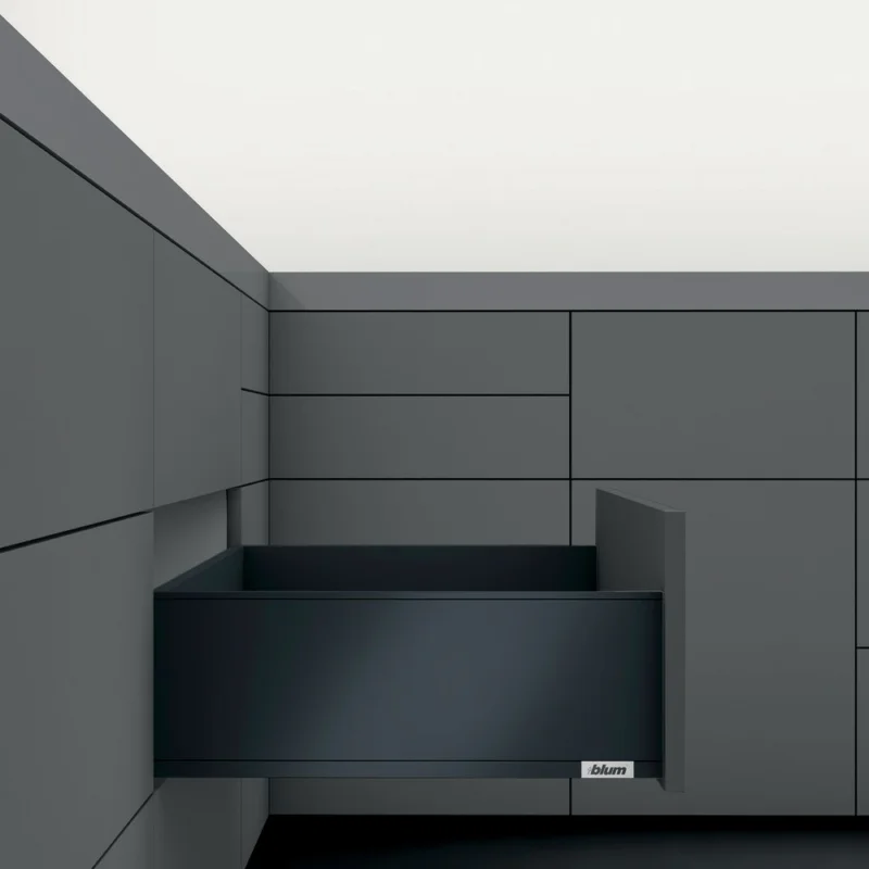 Výhodná Nabídka Legrabox 70 kg karbon černý C 600 mm Blumotion/TOB