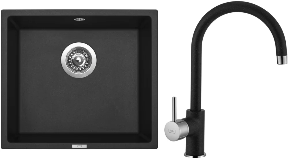 Nejprodávanější Sinks FRAME 457 + VITALIA pureblack
