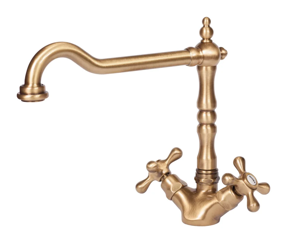 Značkový Kuchyňská baterie Sinks RETRO 2000 bronz