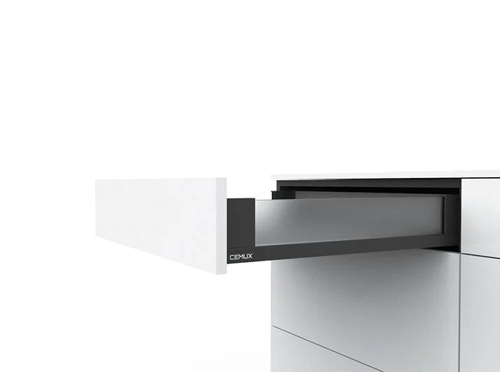 Cenově Výhodný Cemux H Box Slim skleněné bočnice antracit H84/500 mm