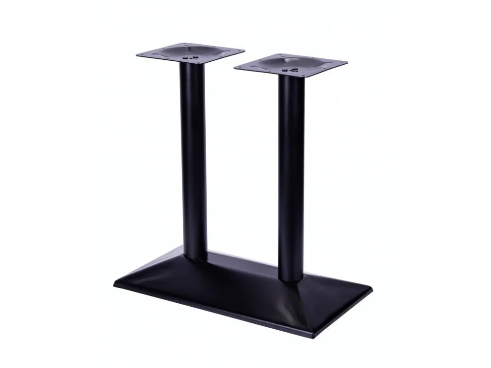 Vrácení Zdarma Stolová noha centrální LONDON dvojitá 710x380 černá 730 mm