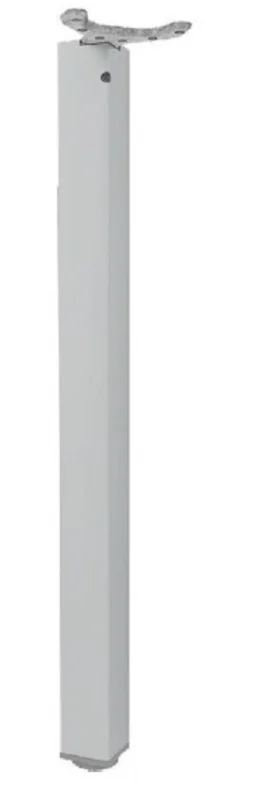Stolová noha výška 710 mm - 80 x 80 mm s regulací hliník Omezená Nabídka