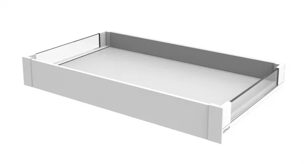 Cemux H Box Slim vnitřní skleněné bočnice bílá H84/500 mm čelní panel Výhodná Nabídka