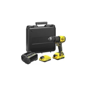 Značkový Stanley FatMax V20 Aku bezuhlíková dvourychlostní vrtačka 18V/2x2.0Ah SFMCD710D2K