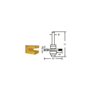 Akce MAKITA Kotoučová fréza složiskem stopka 8 mm,47,6x3x59 mm D-48963