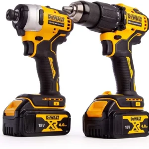 Akce DeWALT Kombi vrtačka + rázový unašeč Twinpack DCK2062M2T