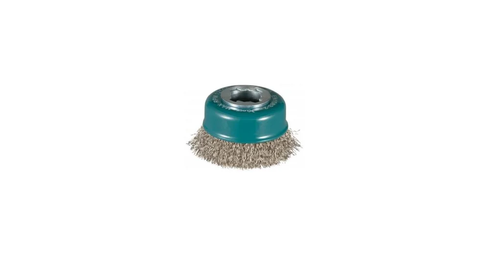 MAKITA miskovitý kartáč z nerezového drátu-vlnitý drát průměr 0,3 mm X-LOCK 75 mm D-73346 Víkendová Akce
