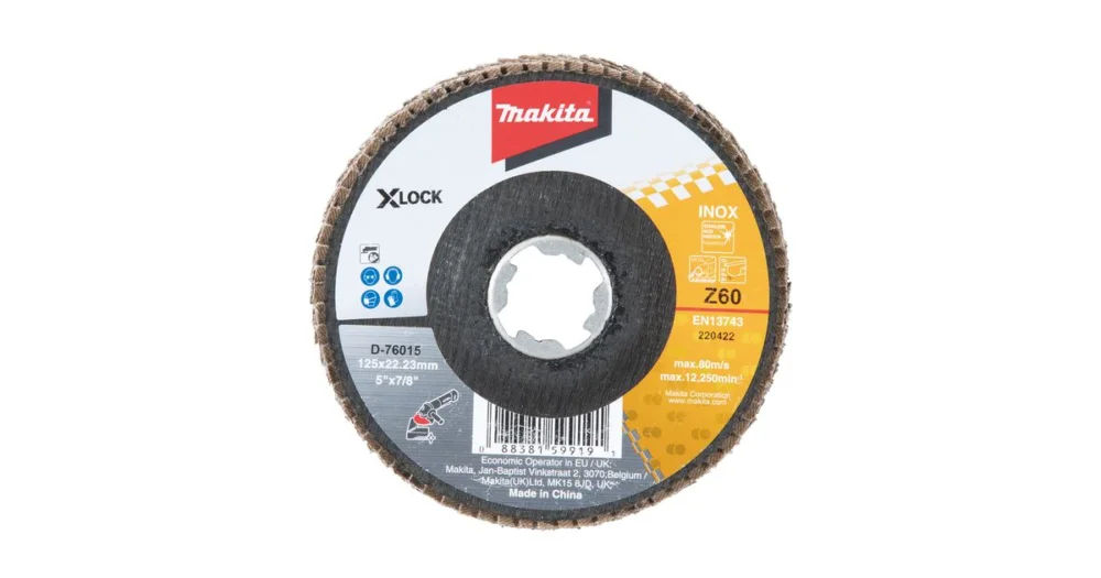 MAKITA kotouč lamelový X-Lock 125x22.23 mm Z60 Zirkon D-76015 Dokud Zásoby Vydrží