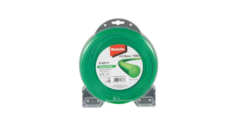MAKITA struna nylonová 2,0mm, 126m, zelená, kulatá E-02711 Nízká Cena