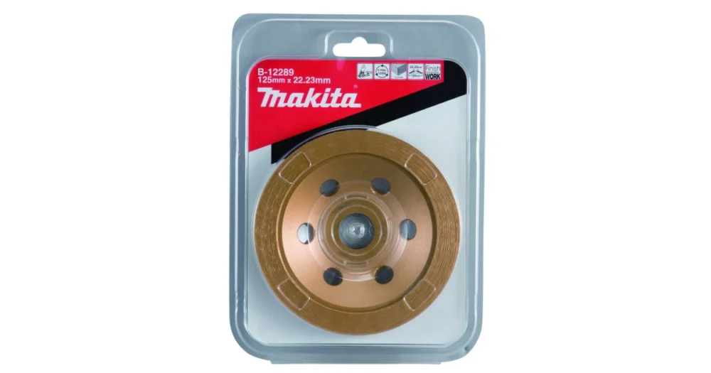 Finální Výprodej MAKITA kotouč brusný diamantový na jemné broušení 125x22.23 mm B-12289