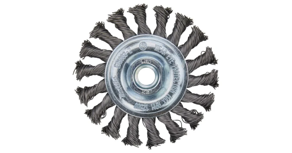MAKITA kotoučový kartáč z ocelového drátu,splétaný drát 0,5 mm,100 mm D-29555 Vysoce Kvalitní