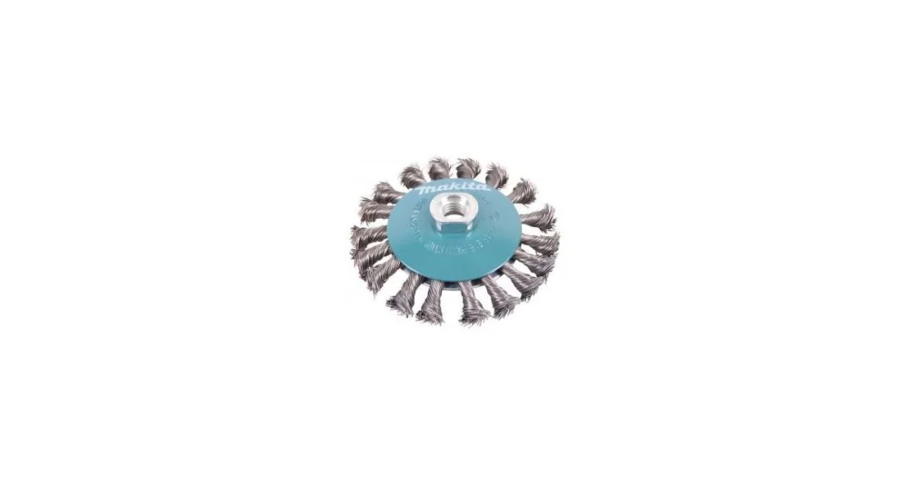 Tovární Cena MAKITA miskovitý kartáč z ocelového drátu, splétaný drát 0,5mm,115mm D-39883