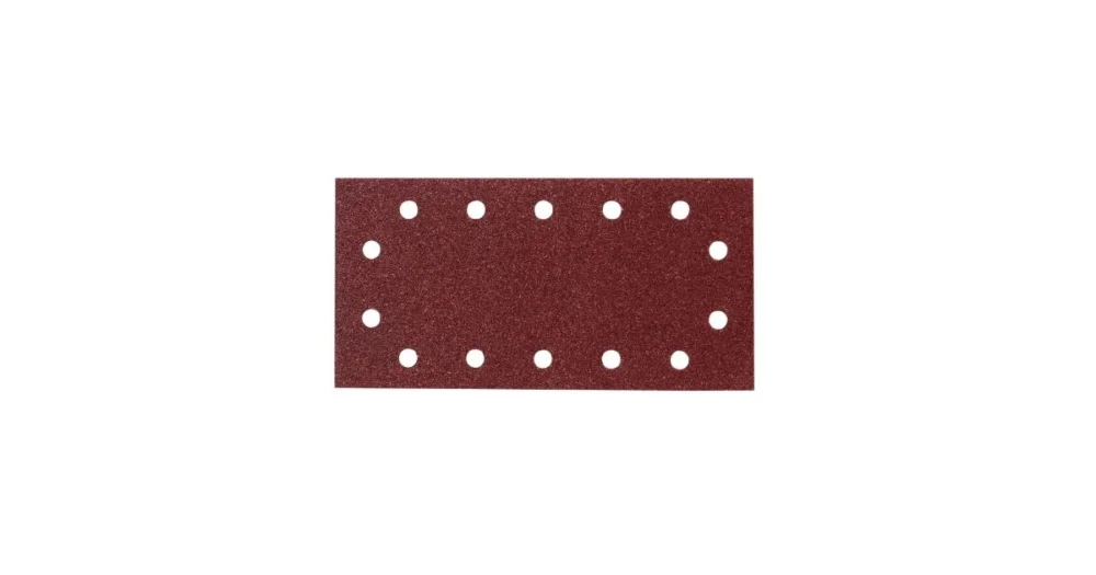 Vysoce Kvalitní MAKITA papír brusný suchý zip 115x229 mm 10 děr K80, 50 ks P-35748