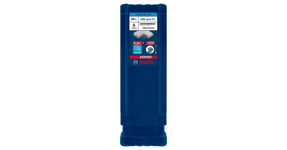 BOSCH EXPERT vrták SDS plus-7X, 6x150x215 30ks 2608900182 Přímo Od Výrobce
