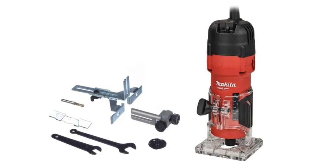 MAKITA Jednoruční frézka 6 mm, 530W M3702 Speciální Cena