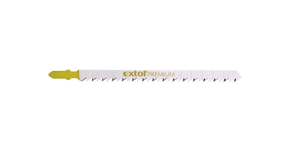 EXTOL plátky do přímočaré pily 5ks, 126 x 4,0 mm, HCS 8805012 Originální