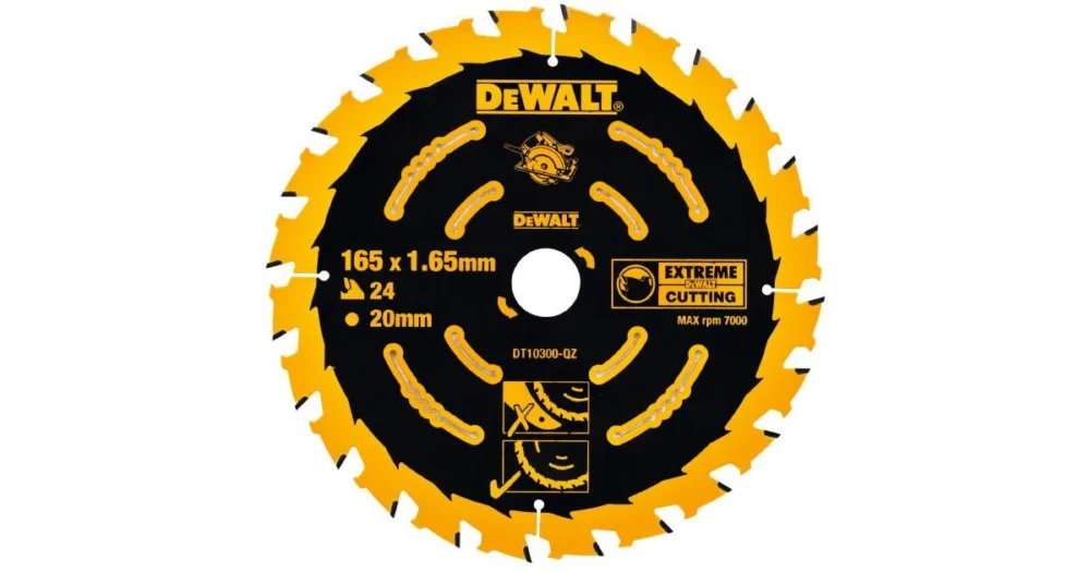 Nová Kolekce DeWALT pilový kotouč (ideální pro pily FLEXVOLT), 184 x 16 mm, 24 zubů DT10302