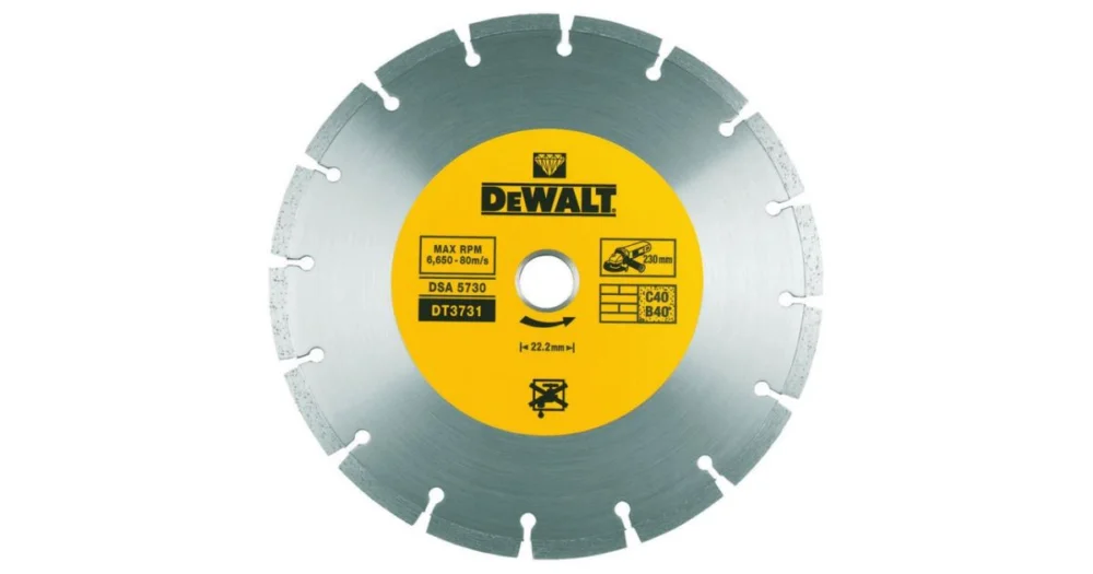 Horká Nabídka DeWALT DIA kotouč na řezání betonu a cihel 125 x 22,2 mm DT3711