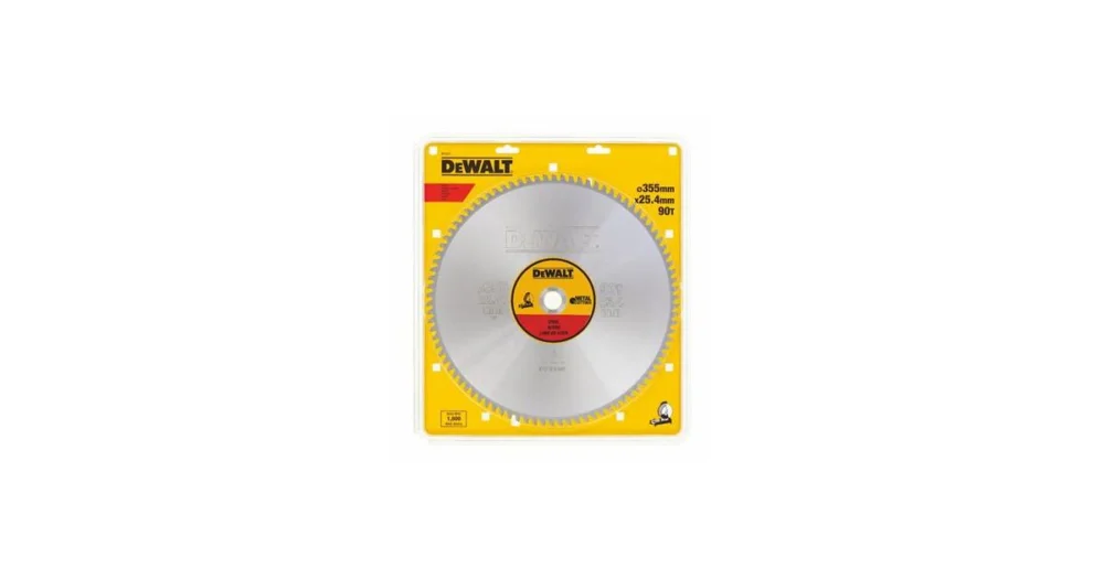 Novinka DeWALT pilový kotouč pro řezání oceli, 355 x 25,4 mm, 90 zubů DT1927