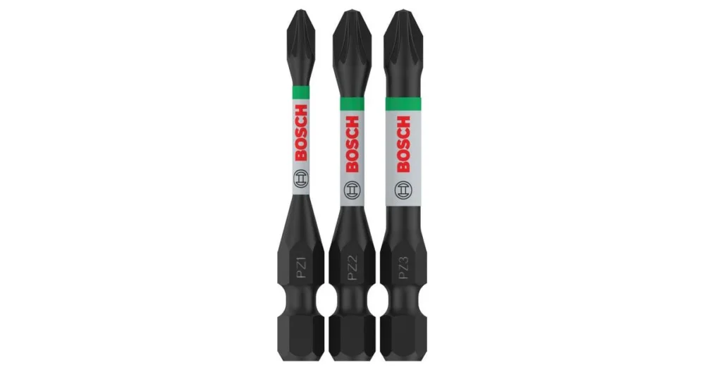 BOSCH Bit PRO Pozidriv Impact, PZ1, PZ2, PZ3, 55 mm, 3 ks 2608521U57 Kup Teď