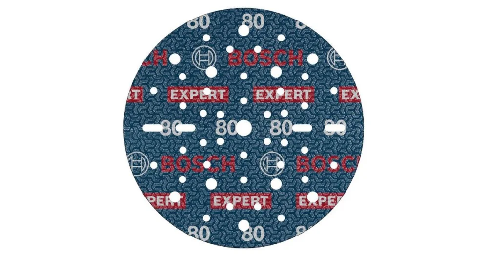 Sleva BOSCH Brusný kotouč EXPERT O780 s fólií, 150 mm, G80, 50ks 2608902450