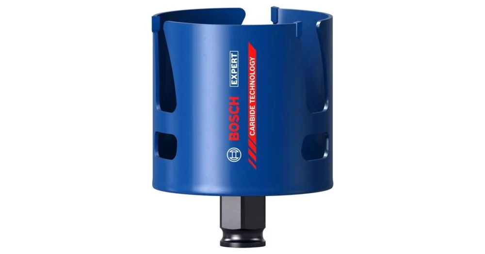 Zlevněný BOSCH Děrovka EXPERT Construction Material Power Change Plus, 73 × 60 mm 2608901933