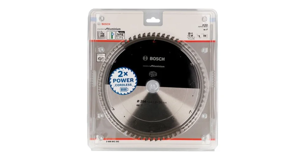 Top Prodej BOSCH Pilový kotouč AKU Standard for Aluminium 254x2.4/1.8x30x68T 2608842242