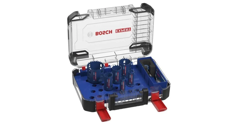 BOSCH Sada děrovek EXPERT Multi Material Power Change Plus, 22; 25; 35; 40; 51; 68 × 60 mm, 9 ks 2608901907 Nejprodávanější