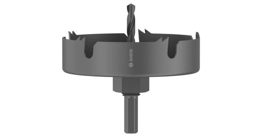 Hit Sezóny BOSCH Sada děrovek s adaptérem na dřevo a sádrokarton, 100 × 27 mm 2608594502