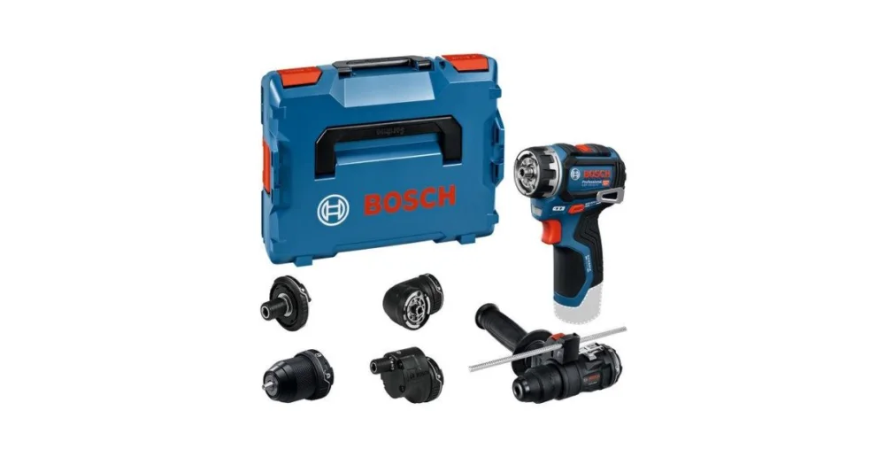 BOSCH Aku vrtací šroubovák GSR 12V-32 FC (L-BOXX 102 s adaptérem) 06019N7102 Speciální Cena