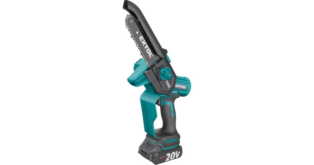 EXTOL INDUSTRIAL AKU řetězová pila jednoruční SHARE20V, 13 cm, BRUSHLESS, 2Ah 8791922 Rychlé Dodání