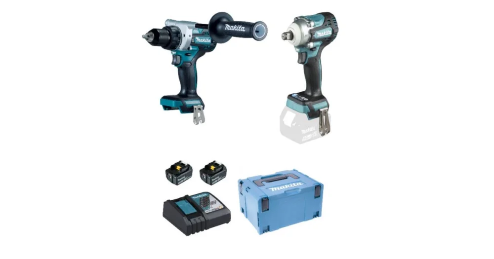 Výhodná Nabídka MAKITA Aku sada nářadí DDF492+DTW300 Li-ion LXT 18V/5,0Ah DLX2588TJ