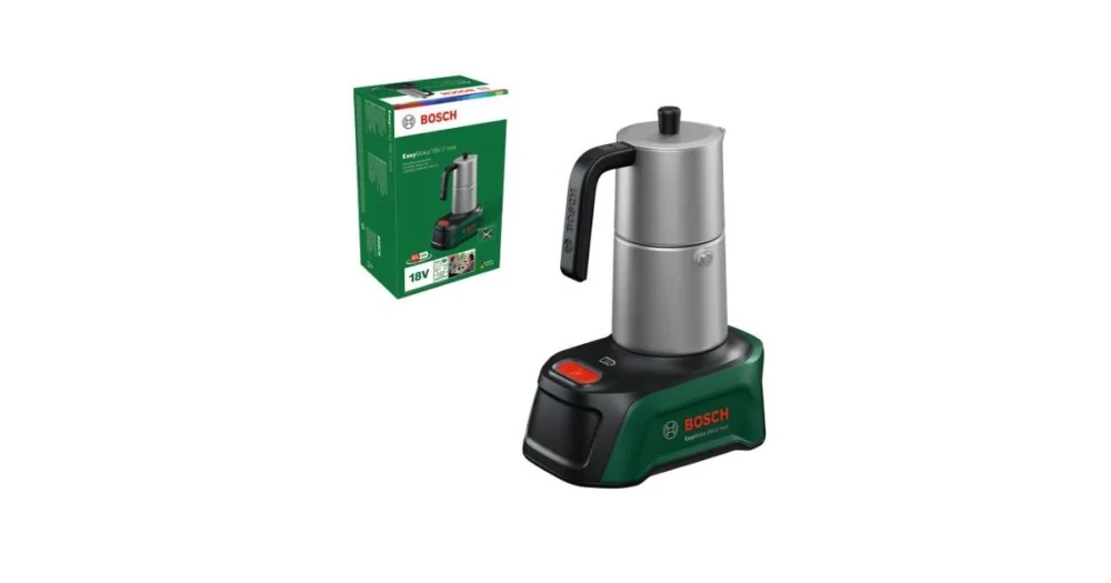 BOSCH Akumulátorová Moka konvička EasyMoka 18V-2 Inox 06039E4100 Ověřený