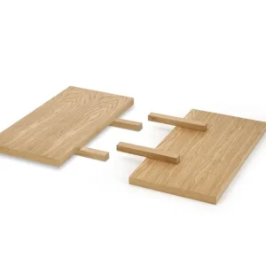 Akce ERASTO II deska | prodloužení 45x90 cm komplet přírodní dub