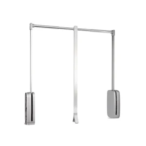 Ihned K Objednání Sklopná šatní tyč LUX, šířka od 45 cm do 115 cm, chrom