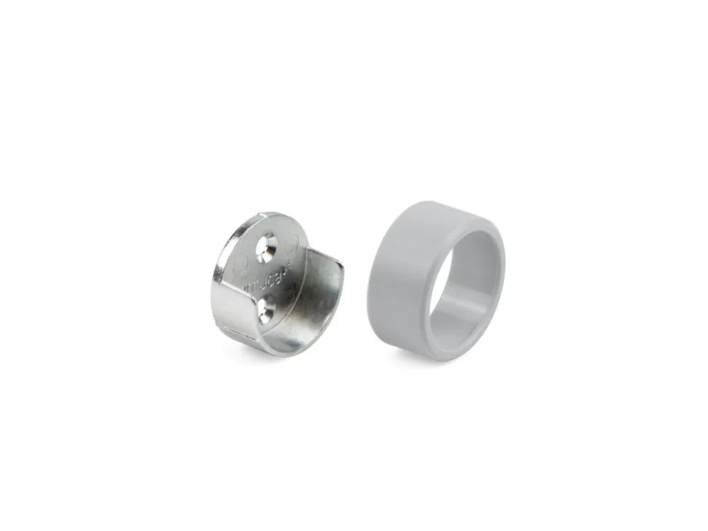 Držák kulaté šatní tyče, průměr 28 mm - elox Koupit Online