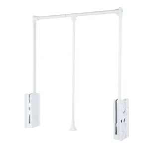Sklopná šatní tyč šířka od 89 cm do 121 cm, bílá Pouze Dnes