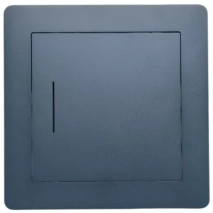 Značkový Revizní dvířka hliníková Exkluziv Antracit 200x200 mm (otevírání na kartu)