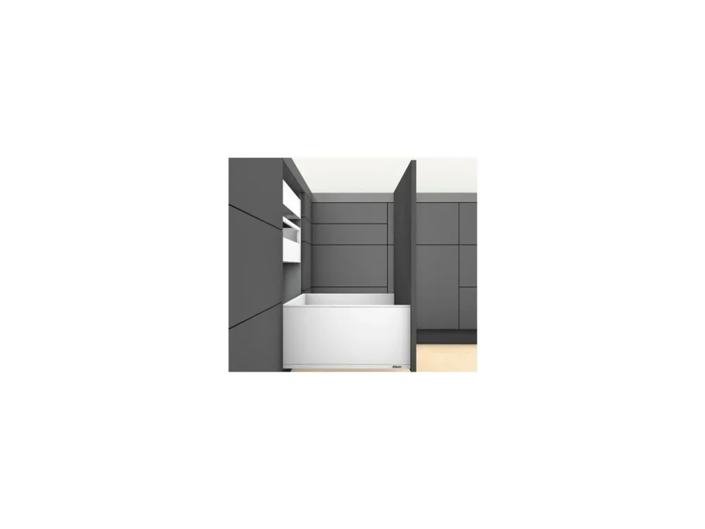 BLUM Legrabox pure bílý - sada F 600 / 70 kg bez čelního kování Akce