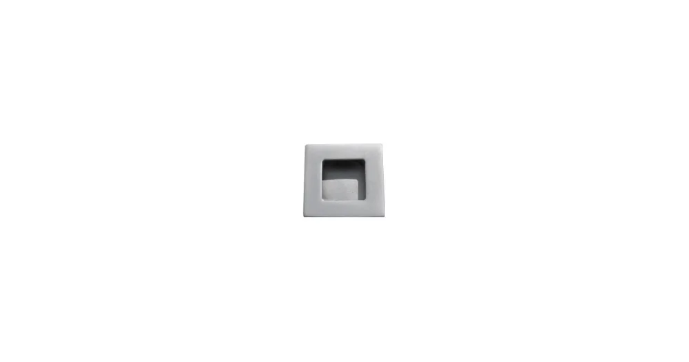 nábytkový úchyt kovový zápustný, UZ226, 40x40mm, mat.CR Poslední Šance