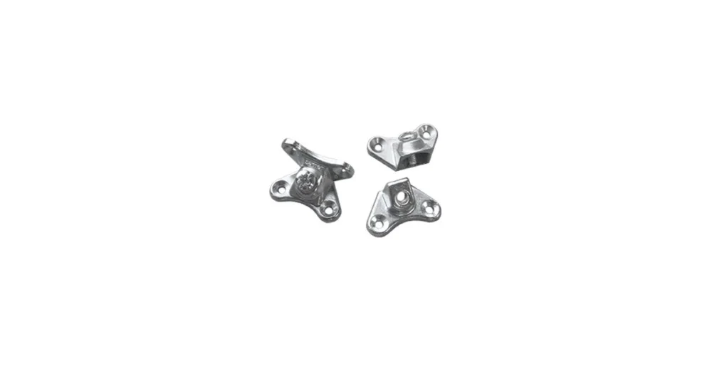 nábytkový spojovací dvojdílný element kovový 20x20mm Značkový
