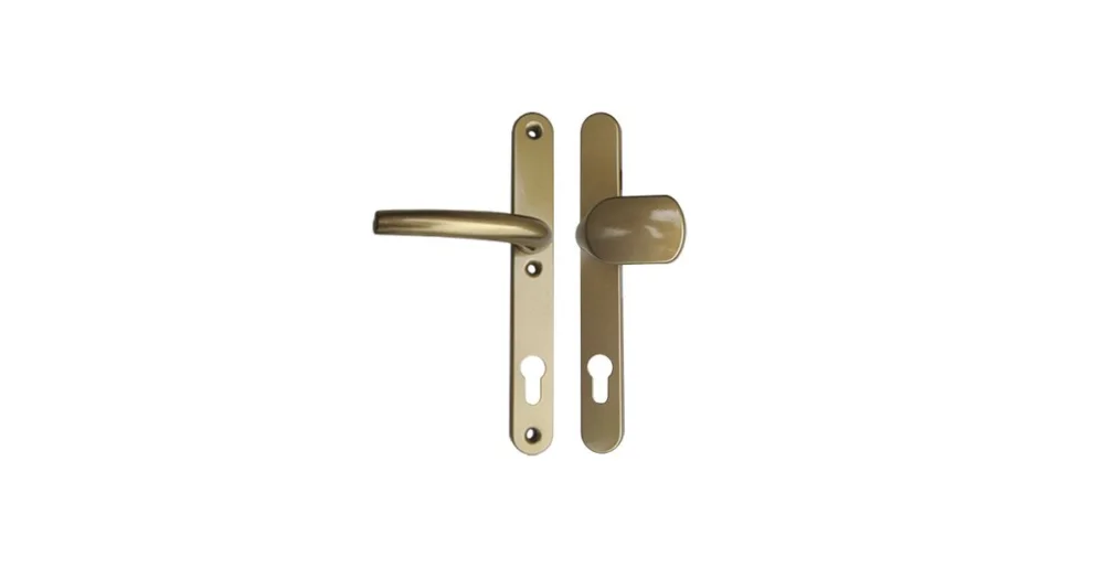 Bezpečná Platba bezpečnostní kování RHD002, klika + klika, bronz úzká, rozteč 92mm