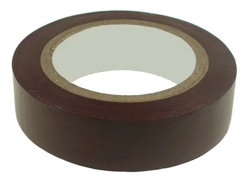 Elektroizolační páska samolepící PVC, rozměr 0,13x15mm/10m, použití +10°C až +85°C, hnědá Originální