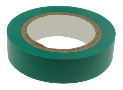 Elektroizolační páska samolepící PVC, rozměr 0,13x15mm/10m, použití +10°C až +85°C, zelená Aktuální