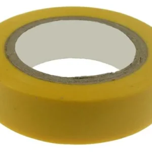 Značkový Elektroizolační páska samolepící PVC profesionální 0,19x15mm/20m, použití -10°C až +85°C, žlutá