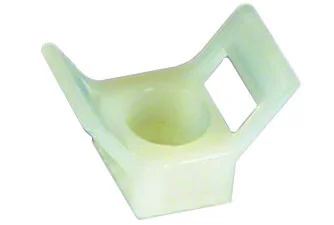 Autentický Kabelové sedlo přírodní pro pásky šíře max. 9,3mm / otvor 5,2mm / výška 11,6mm