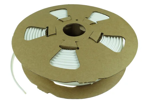 Označovací oválný PVC profil na vodiče o průměru 2,0-2,5mm (0,75mm2) oválná bužírka bílá Super Cena
